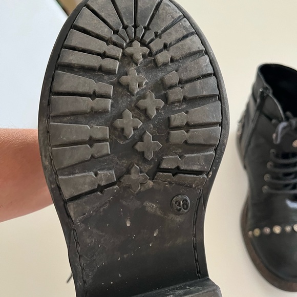 Black leather boots 36 - Picture 5 of 5